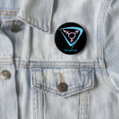celtische transfusie, transgender ronde button 5,7 cm (In situ)