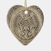 CELTISCHE VLAM —  CELTISCH ONTWERP KERAMISCH ORNAMENT (Rechts)