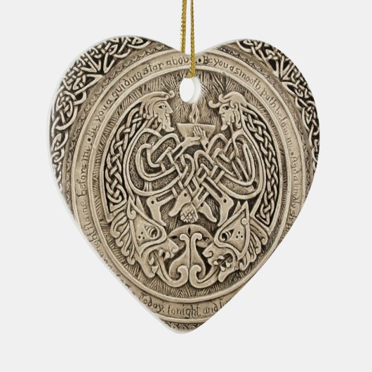 CELTISCHE VLAM —  CELTISCH ONTWERP KERAMISCH ORNAMENT (Rechts)