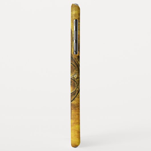 CELTISCHE WARRIOR SHIELD EMERALD RUBY GEM STONES Case-Mate iPhone CASE (Achterkant/links)