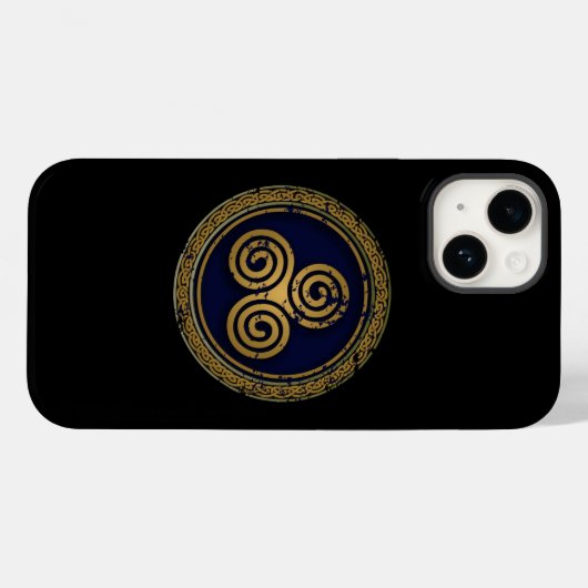 CELTISCHE ZWIRLS CIRCLE Case-Mate iPhone CASE (Achterkant (horizontaal))