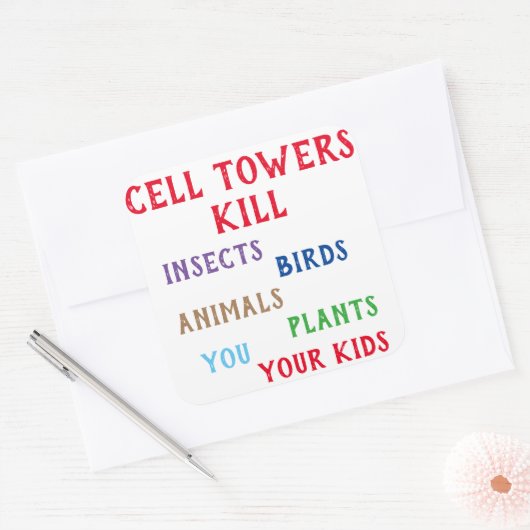 Celtorens doden sticker (Envelop)