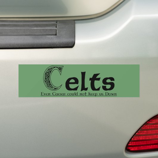 Celts Bumpersticker (Op auto)