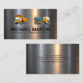 Cement en stortbak | Bouwvoertuigen Visitekaartje (Voorkant / Achterkant)