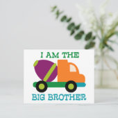 Cement Mixer Big Brother Briefkaart (Staand voorkant)