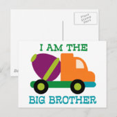 Cement Mixer Big Brother Briefkaart (Voorkant / Achterkant)