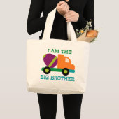 Cement Mixer Big Brother Grote Tote Bag (Voorkant (product))