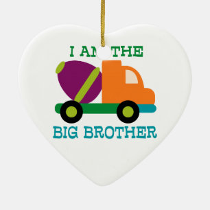 Cement Mixer Big Brother Keramisch Ornament