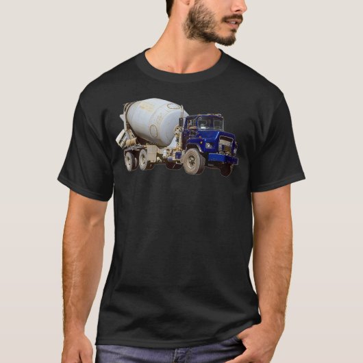 Cement Mixer Bouwwagen T-shirt (Voorkant)