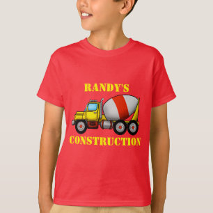 Cement Mixer Boys T-shirt