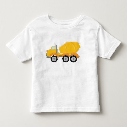 Cement Mixer constructie voor peuter kinder t-shir Kinder Shirts (Voorkant)