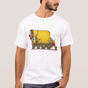 Cement Mixer Front Discharge Truck Construction Ap T-shirt