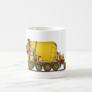 Cement Mixer Front Discharge Truck Construction Mu Koffiemok