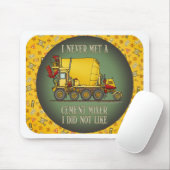 Cement Mixer Truck Operator Quote Muismat (Met muis)