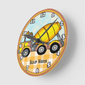 Cement Mixer Truck  Ronde Klok (Hoek)