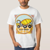 Cement Mixer Truck T-shirt (Voorkant)