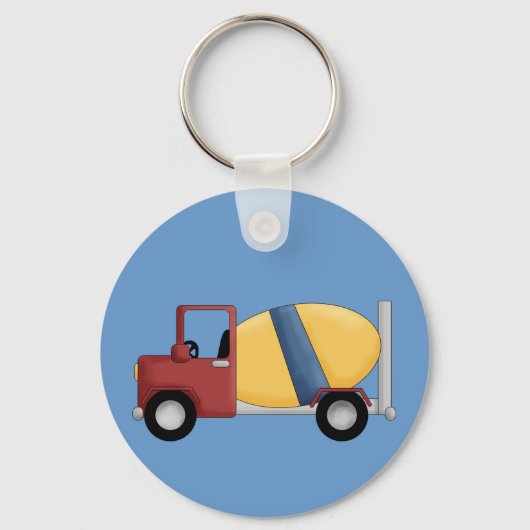 Cement Mixer Tshirts en cadeaus Sleutelhanger (Voorkant)