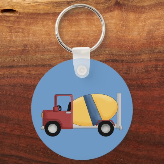 Cement Mixer Tshirts en cadeaus Sleutelhanger (Voorkant)