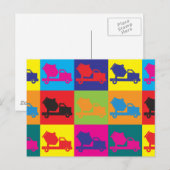 Cement Pop Art Briefkaart (Voorkant / Achterkant)