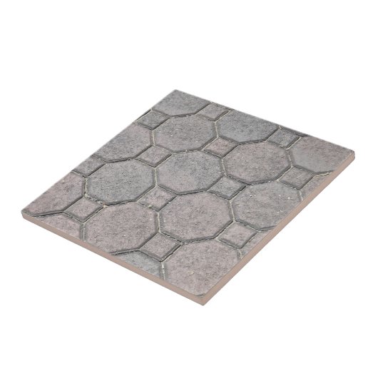 Cement Sidewalk Tile Tegeltje (Zijkant)