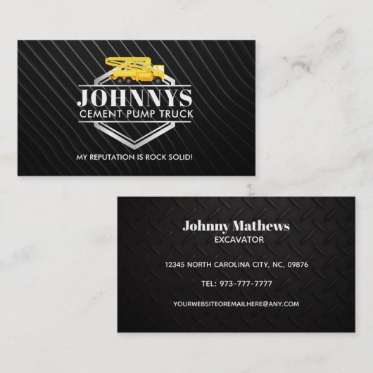 Cement Slogans Visitekaartjes (Voorkant / Achterkant)