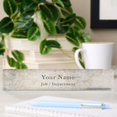 Cement stone effect executive Desk Naam Bord Naambordje