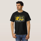 Cement Truck Driver Concrete Mixer Camouflage Amer T-shirt (Voorkant volledig)
