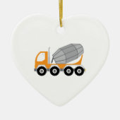 Cement Truck Keramisch Ornament (Voorkant)