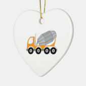 Cement Truck Keramisch Ornament (Links)