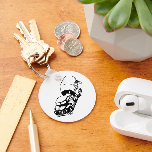 Cement Truck Sleutelhanger