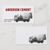 Cement Truck Visitekaartje (Voorkant / Achterkant)