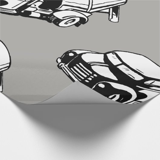 Cement Truck Wrapping Paper Cadeaupapier (Hoek)