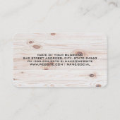 Cement Trucks | Wood Metal | Construction Builders Visitekaartje (Achterkant)