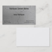 Cement Visitekaartje (Voorkant / Achterkant)