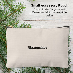 Cement White - Solid Small Accessoire Pouch Etui