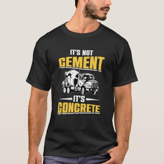 Cement Worker Concrete Finisher T-shirt (Voorkant)