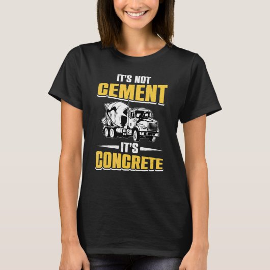Cement Worker Concrete Finisher T-shirt (Voorkant)
