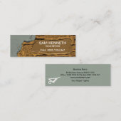 Cement Works Old Brick Wall Home Repareert Mini Visitekaartje (Voorkant / Achterkant)