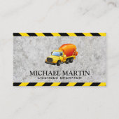 cementmenger | exploitant met vergunning visitekaartje (Voorkant)