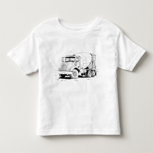 Cementmixer Kinder Shirts (Voorkant)