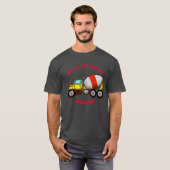 Cementmixer Mannen T-shirt (Voorkant volledig)