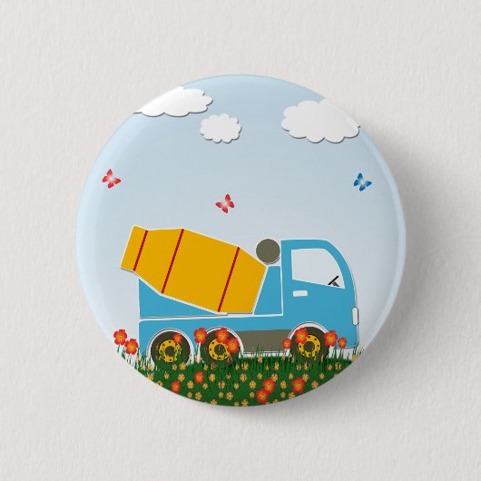 Cementmixer Ronde Button 5,7 Cm (Voorkant)