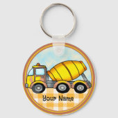 cementmixer-sleutelhanger sleutelhanger (Voorkant)