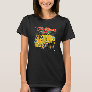 Cementmolenwagen Kerstmis T-shirt