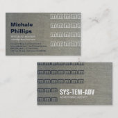 CEMENTO HORMIGON CONSTRUCCION INGENIERIA CIVIL VISITEKAARTJE (Voorkant / Achterkant)