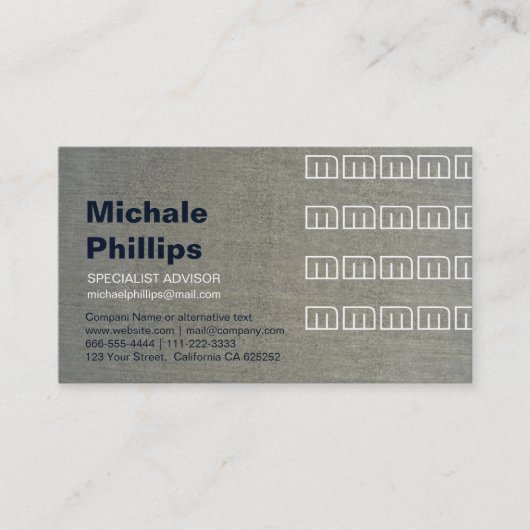 CEMENTO HORMIGON CONSTRUCCION INGENIERIA CIVIL VISITEKAARTJE (Voorkant)