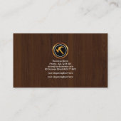 Cementsplatter op rijstwerk visitekaartje (Achterkant)