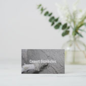 Cementverdelers Mixer Construction Worker Visitekaartje (Staand voorkant)