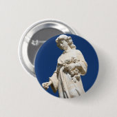 Cemetary Angel Ronde Button 5,7 Cm (Voorkant /achterkant)