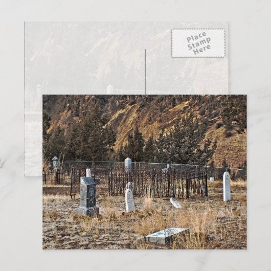 Cemeterterrein Briefkaart (Voorkant / Achterkant)